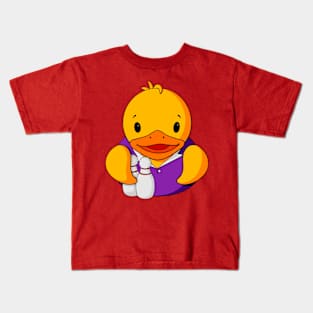 Bowling Pins Rubber Duck Kids T-Shirt